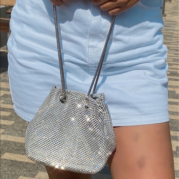 Handbags - Crystal Scrunch Bag